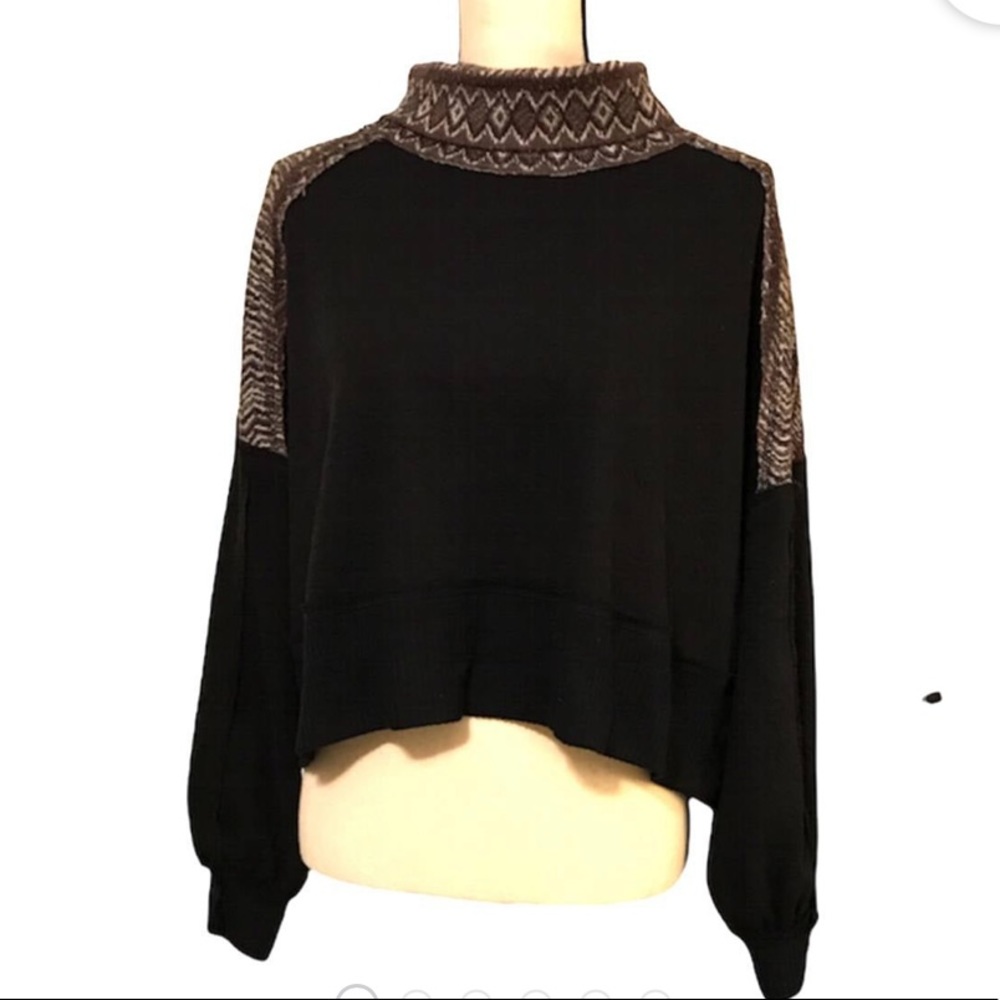 Free people cropped sweater